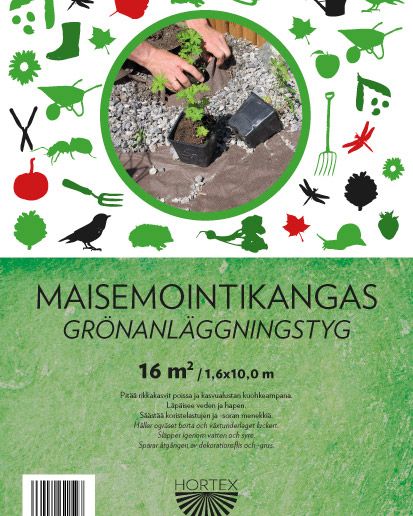 Maisemointikangas 16 m²