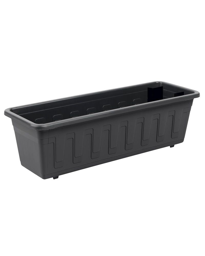 Parvekelaatikko Window box musta 60 cm