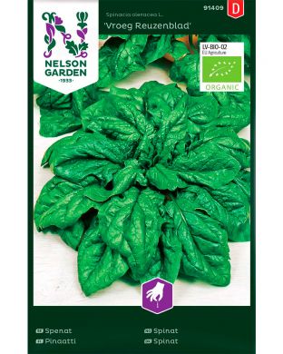 Pinaatti Vroeg Reuzenblad luomu